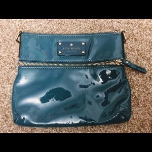 Turquoise Kate Spade shoulder bag